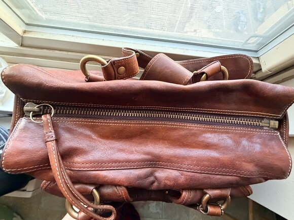 Coach 65thAnniversary Mandy Vintage Y2K Whiskey Brown Leather Shoulder Bag 10330 - Picture 7 of 15